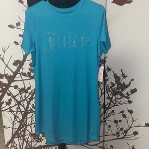 Juicy Couture Los Angeles California Timeless Teal Sleepwear Size Medium NWT $30